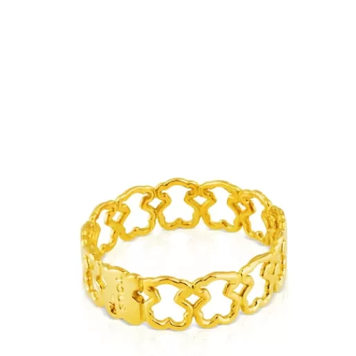 Flash Sale Gold Silueta Ring Bear motifs 分类为空 | Small Rings