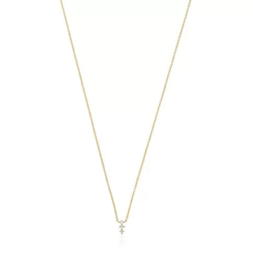 Flash Sale Strip necklace with diamonds Les Classiques Gold Necklaces | Short Necklaces