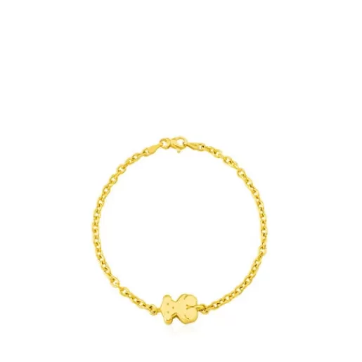 Fashion Gold Sweet Dolls Bracelet Bear motif Kids Gold Bracelets | Chain Bracelets