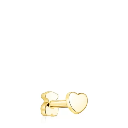 Cheap Gold Basics heart ear Piercing Small Earrings | Individual Earrings