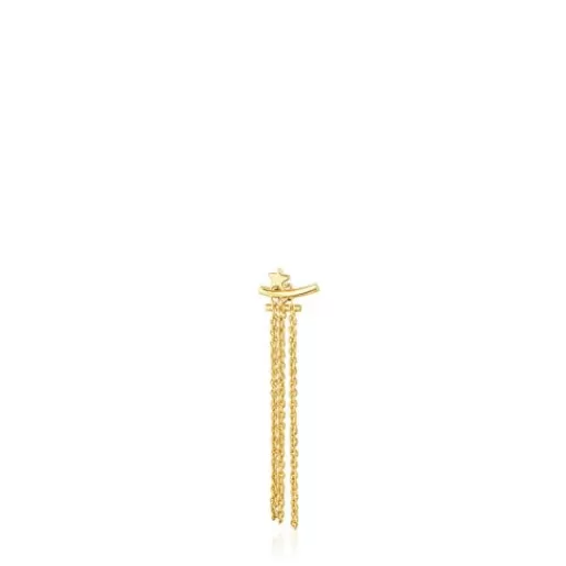 Best Gold Cool Joy Earring with three chains Gold Earrings