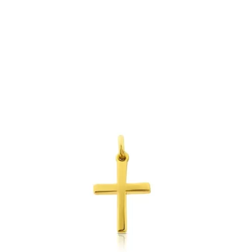 Shop Gold Cruz Pendant Gold Pendants | Small Pendants