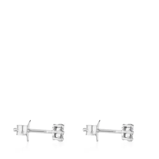 Cheap Gold Diamonds Earrings with 0.18ct Diamonds Small Earrings