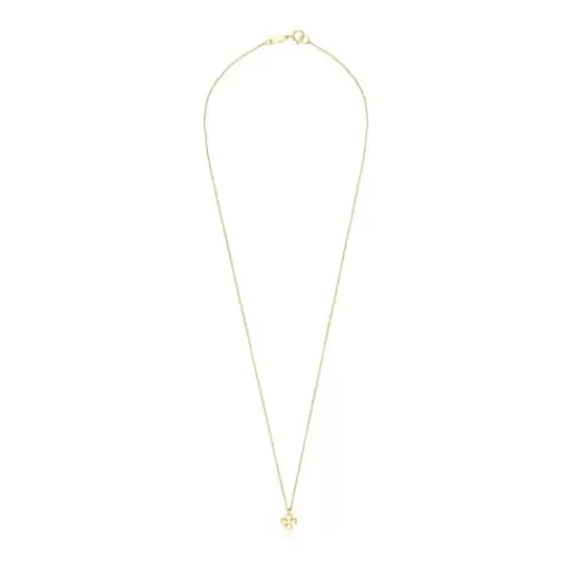 Store Good Vibes clover Necklace Gold Necklaces | Short Necklaces