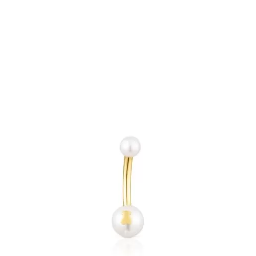 Online Pearl navel Piercing with pearls Belly Piercing | Gold Piercing