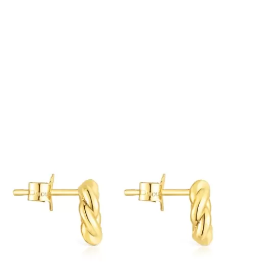 Shop Gold Twisted Earrings Gold Earrings | Small Earrings