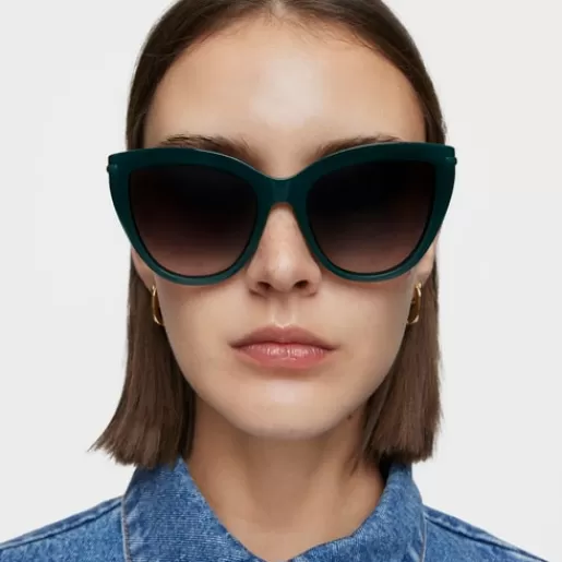 Online Green Sunglasses MANIFESTO Sunglasses