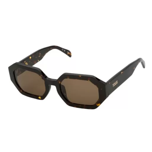 Discount Havana-colored Sunglasses Geometric Sunglasses