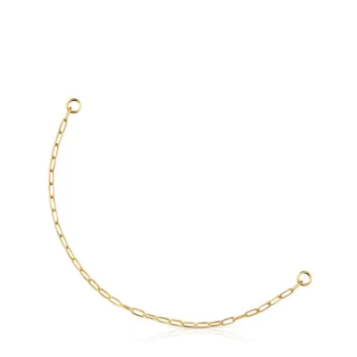 Best Sale Hold Oval chain Bracelet with 18kt gold plating over silver Silver Bracelets | Chain Bracelets