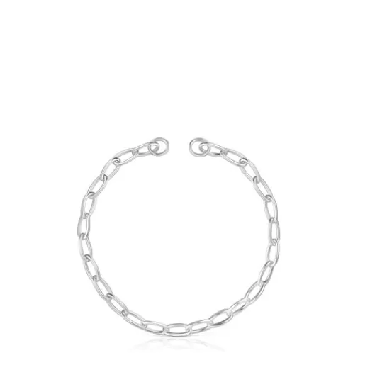 Outlet Hold Oval chain Bracelet Silver Bracelets | Chain Bracelets