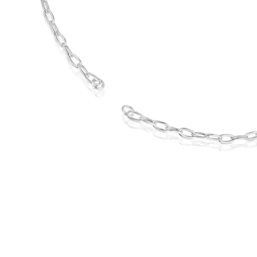 Cheap Hold Oval short Necklace Silver Necklaces | Short Necklaces