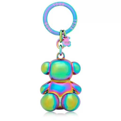 Best Sale Iridescent metal Bold Bear Key ring Key Rings | Other Accessories