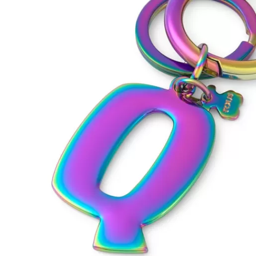 Best Iridescent cedario Letter Q Key ring Other Accessories