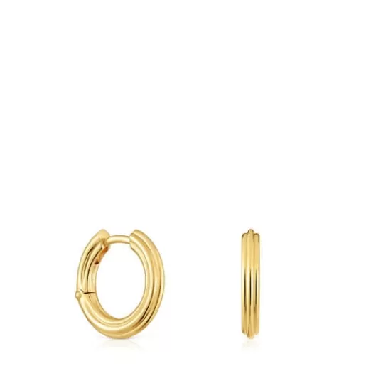 Online 18kt gold plating over silver Hoop earrings 1950 Silver Earrings | Hoop Earrings