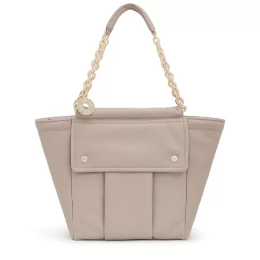 Store Large taupe Tote bag Jane Baskets