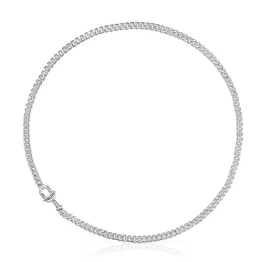 Best Large MANIFESTO curb chain Choker in silver Silver Necklaces | Chokers