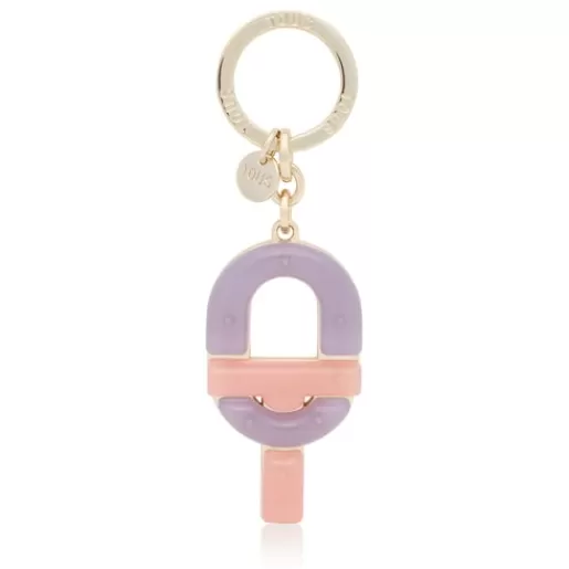 Store Lilac and pink logo Key ring MANIFESTO Key Rings | Other Accessories