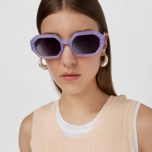 Flash Sale Lilac-colored Sunglasses Geometric Sunglasses