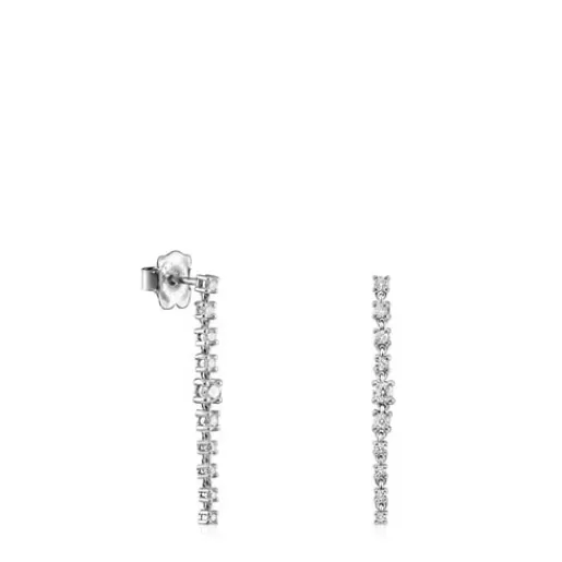 Cheap Long Earrings in White gold with Diamonds Les Classiques Large Earrings