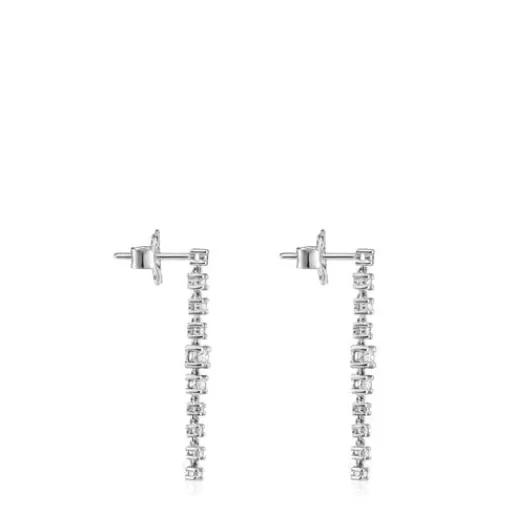 Cheap Long Earrings in White gold with Diamonds Les Classiques Large Earrings