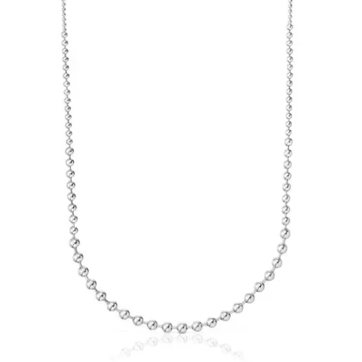 Cheap Long silver Necklace Gloss Silver Necklaces