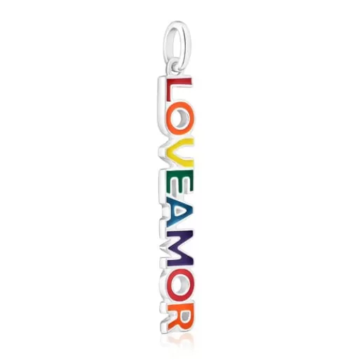 Sale Loveamor silver pendant and enamel Pride Silver Pendants | Small Pendants