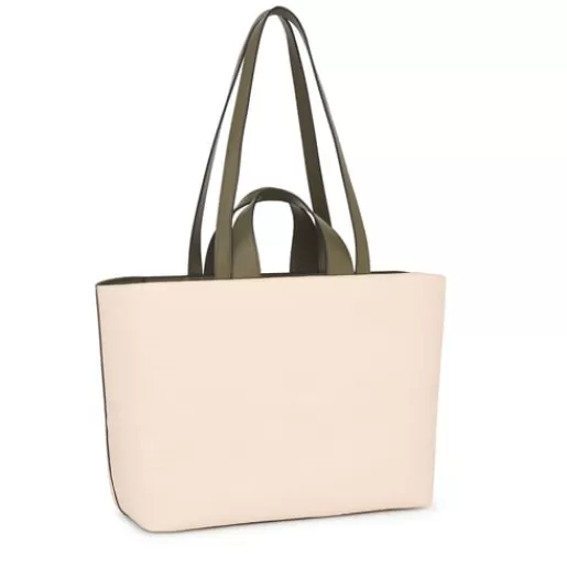 Fashion Medium and khaki Tote bag Nanda Baskets