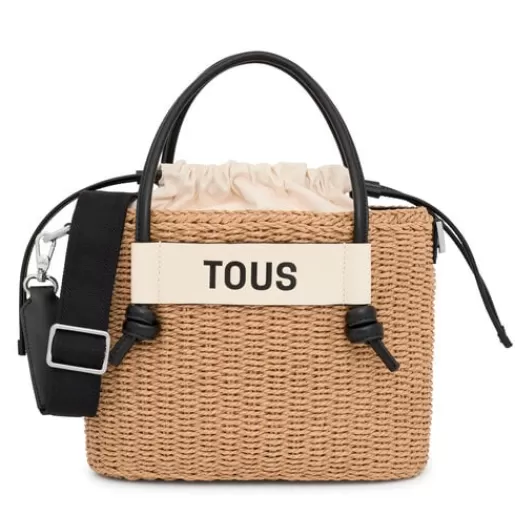 Outlet Medium black Tote bag Scoubidou Crossbody Bags | Baskets