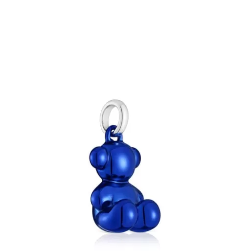 Flash Sale Medium Bold Bear blue steel bear Pendant Kids Medium Pendants | Jewelry