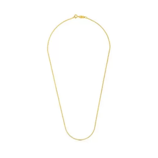 Flash Sale Medium Chain with 18kt gold plating over silver with 1.8 mm balls measuring 50 cm Chain Kids Silver Necklaces | Jewelry