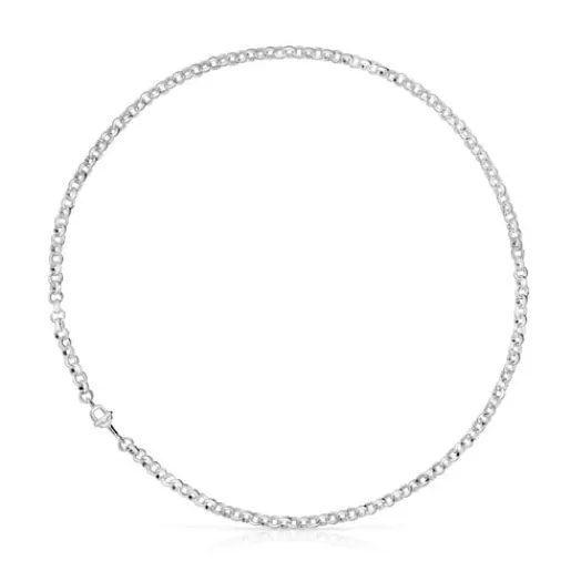 Hot Medium 50 cm Necklace MANIFESTO Silver Necklaces | Short Necklaces