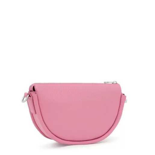 Sale Medium dark pink leather Crossbody bag Miranda Crossbody Bags | Leather Handbags