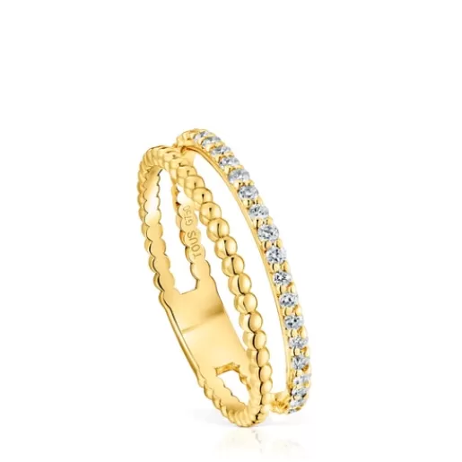 Flash Sale Medium double Ring with diamonds Les Classiques 分类为空 | Diamond Rings