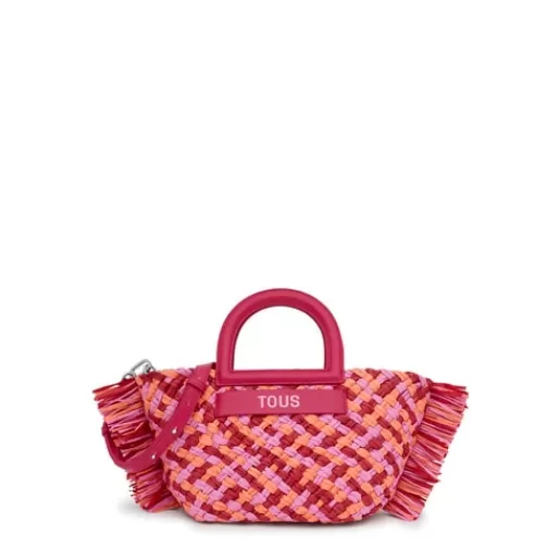 Outlet Medium raffia Tote bag Dora Crossbody Bags