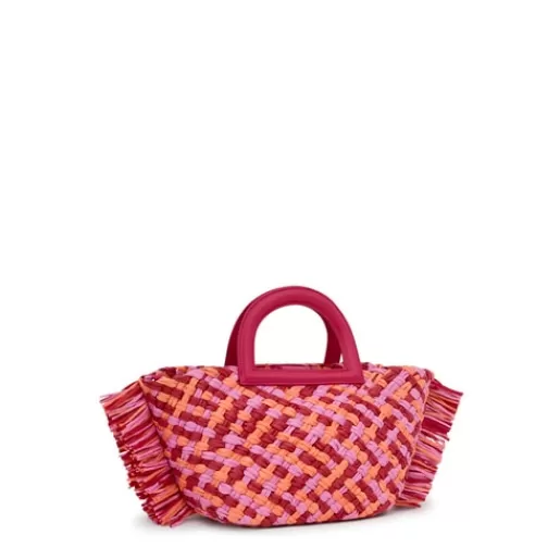 Outlet Medium raffia Tote bag Dora Crossbody Bags