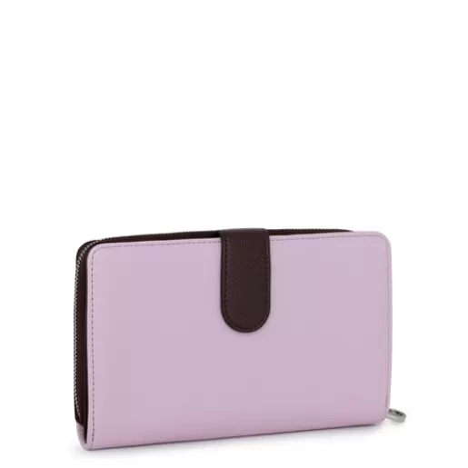 Cheap Medium mauve New Dubai Saffiano Wallet Wallets & Purses