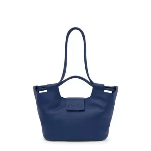 Cheap Medium navy leather Tote bag Sun Shoulder Bags | Baskets