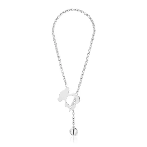 Clearance Medium silver bear Necklace I-Bear Silver Necklaces | Short Necklaces