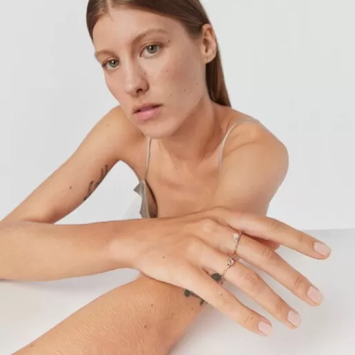 Best Mini Ivette Ring in with Prasiolite and Amethyst 分类为空 | Small Rings
