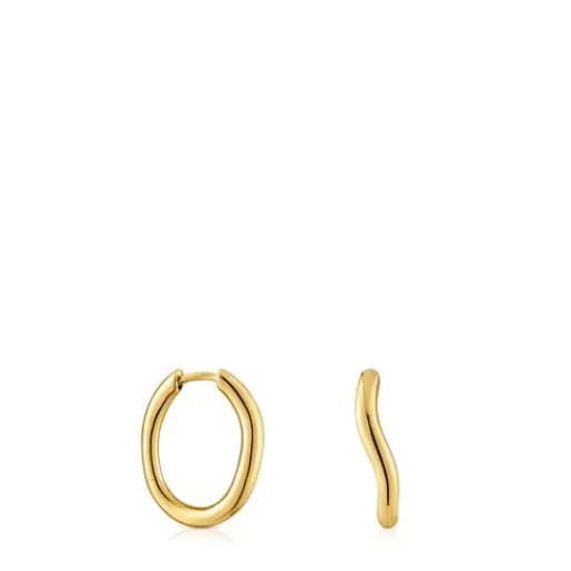 Fashion 11 mm gold hoop earrings New Hav Hoop Earrings