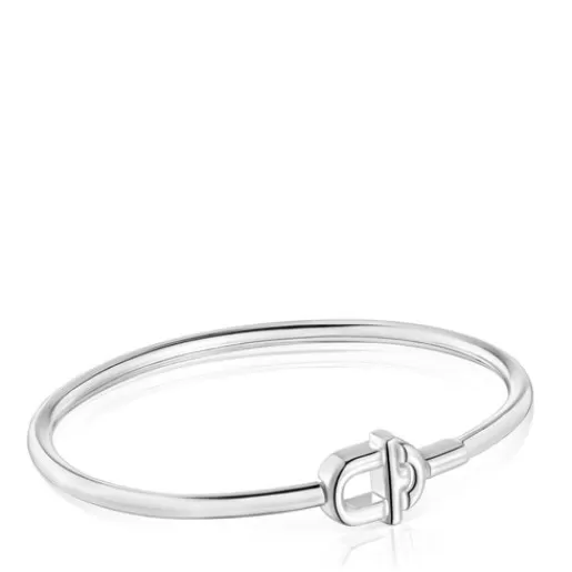 Cheap 2.6 mm Bangle MANIFESTO Silver Bracelets | Bangle Bracelets