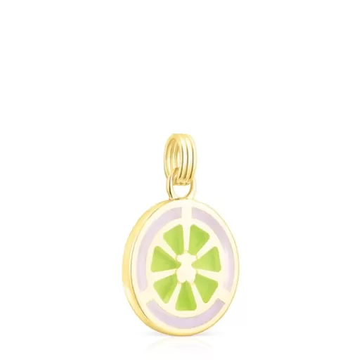 Online 17-mm silver vermeil St. Tropez Cup Enameled pendant Silver Pendants