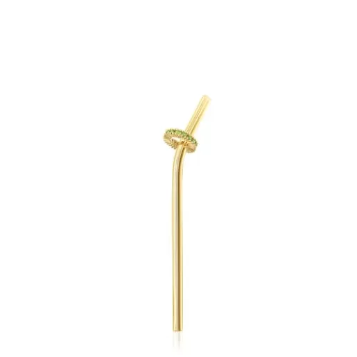 Store 70-mm silver vermeil St. Tropez Cup Pendant with chrome diopside Silver Pendants | Medium Pendants