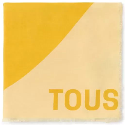 New Mustard- Foulard Blurry Heart Scarves & Others | Other Accessories