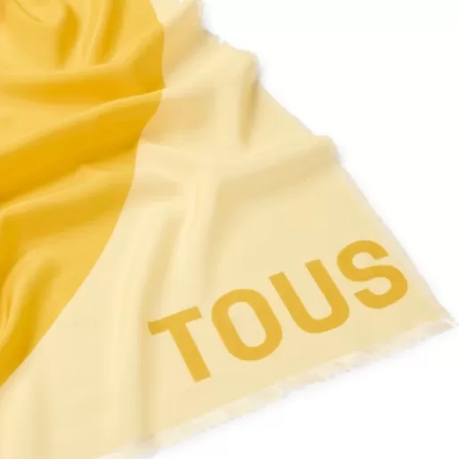 New Mustard- Foulard Blurry Heart Scarves & Others | Other Accessories