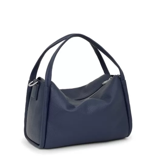 Fashion Navy leather Miranda City bag Leather Handbags