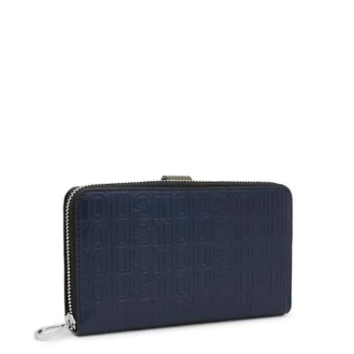 Clearance Navy Wallet Urbana Logo New Leather Handbags | Wallets & Purses