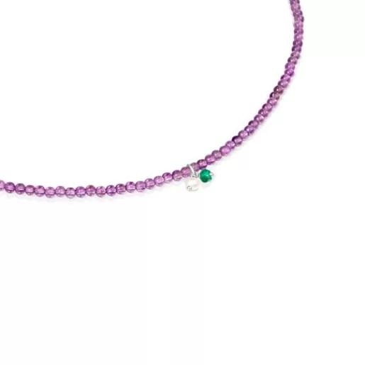 Cheap Necklace with amethyst Camille Kids Silver Necklaces | Short Necklaces