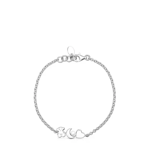 Discount Nocturne Silver Bracelet with Pearl Silver Bracelets | Pearl Bracelets