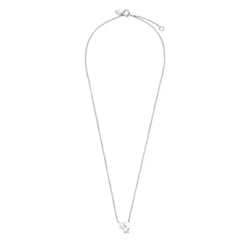 Flash Sale Nocturne Silver Necklace with Pearl Silver Necklaces | Short Necklaces